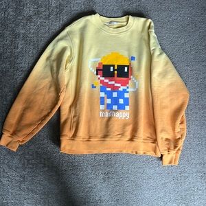 Mad happy ombré crewneck